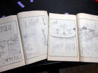 和本明治20年（1887）「東京名勝画詞」上下2冊