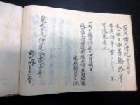 和本江戸期有職故実写本「伝宣草」全1冊