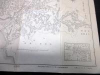 明治42年（1909）古地図「鎌倉江嶋遊覧実測図」1点