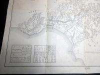 明治42年（1909）古地図「鎌倉江嶋遊覧実測図」1点
