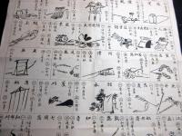 明治36年（1903）双六すごろく「能楽雙六」1点