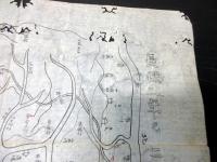 幕末～明治期古地図「長禄2年の江戸図写し」1点