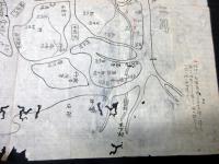 幕末～明治期古地図「長禄2年の江戸図写し」1点