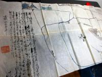 江戸嘉永～明治古地図「越後国頸城郡寺町村村絵図ほか」6点