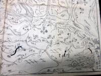 江戸期古地図道中記「成田香取鹿島息柄筑波日光案内絵図」1点