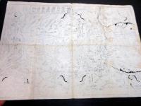 江戸期古地図道中記「成田香取鹿島息柄筑波日光案内絵図」1点