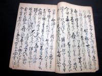 和本江戸文政13年（1830）写本「温泉薬湯噺」1冊