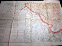 昭和7年（1932）古地図「大東京全図」6枚揃い