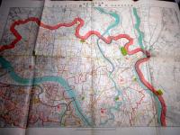 昭和7年（1932）古地図「大東京全図」6枚揃い