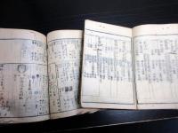和本江戸天保10年（1839）「天保武鑑」4冊揃い