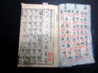 和本江戸前期ぐらい漢詩辞書「増益以呂波韻大成」全1冊