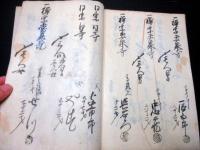 和本江戸安政4年（1857）戸籍「宗門人別御改帳」1冊