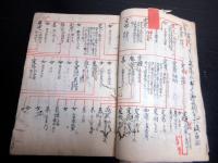 和本江戸期旗本家史料「信濃守様能登守様御子孫由緒書」1冊