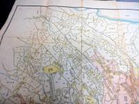 明治14年（1881）古地図「改正区分東京細図」1舗