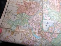 明治14年（1881）古地図「改正区分東京細図」1舗
