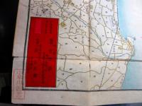 明治14年（1881）古地図「改正区分東京細図」1舗