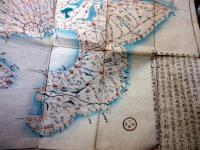 江戸嘉永元年序（1848）古地図「増訂路程便覽」1舗