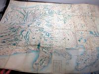 江戸嘉永元年序（1848）古地図「増訂路程便覽」1舗