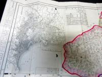 明治20年（1887）古地図「改正銅鐫武蔵国全図」1舗