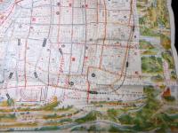 大正9年（1920）古地図「近畿名勝遊覧/大阪市街地図」1点