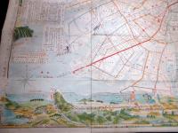 大正9年（1920）古地図「近畿名勝遊覧/大阪市街地図」1点