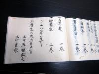 和本江戸宝暦11年（1761）仏教写本「書籍目録」1冊
