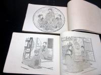 和本明治期ぐらい「挿絵集（仮題）」2冊