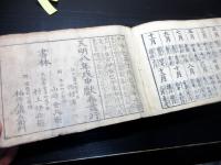 和本江戸天明8年（1788）漢字辞書「大全早引節用集/早引残字節用集」全1冊