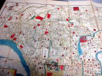 江戸嘉永6年（1853）東京古地図「分間懐宝御江戸絵図」1舗