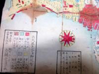 明治5年（1872）古地図「東京街区分色一覧」1舗