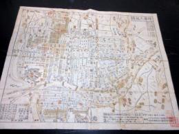 江戸天明7年（1787）「増補大坂図」1舗