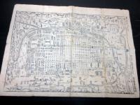 江戸寛政5年（1793）古地図「京都絵図」1点
