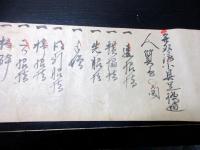 江戸期捕手捕縛術縄巻物「無双流取手之次第」1巻