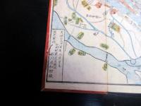 江戸天保13年（1842）大阪古地図「改正摂津大坂図」1舗