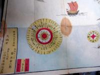 明治元年（1868）古地図「萬寿御東京絵図」1舗