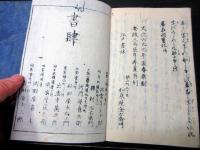 和本明治摺り農業往来物「農家調宝記」2冊