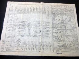 幕末～明治期赤穂浪士忠臣蔵「東都芝萬松山泉岳禅寺略図」1点