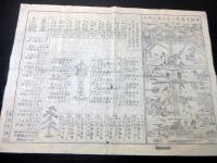 幕末～明治期赤穂浪士忠臣蔵「東都芝萬松山泉岳禅寺略図」1点