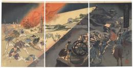 平壌夜戦二我兵大勝利