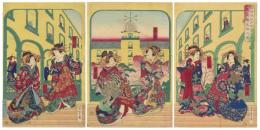 新吉原江戸町壱丁目五盛樓五階之図