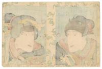 役者絵ニ丁掛　岩井半四郎