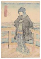 江戸富士十景之内　万年ばし