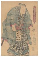 相撲絵　鬼面山谷五郎