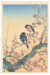 梅花に鶯