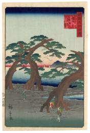 諸国名所百景　播州舞子の浜