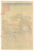 諸国名所百景　播州舞子の浜