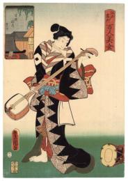 江戸名所百人美女　吉徳稲荷