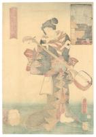 江戸名所百人美女　吉徳稲荷