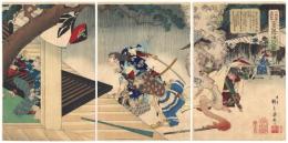 十郎祐成五郎時政富士野狩場討入之図