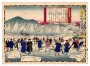 大日本物産図会　渡島函館氷輸出之図